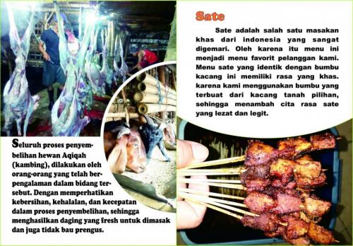 sate dan sembelih kambing